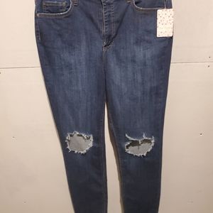 Free people busted knee jeans